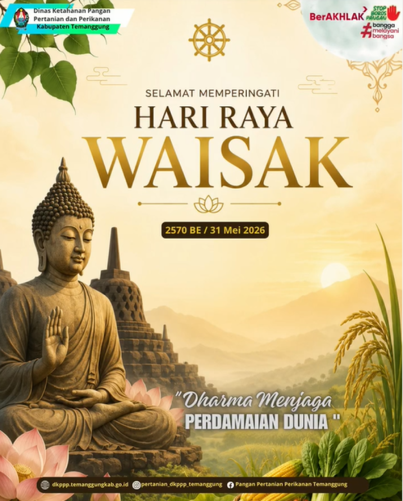 Selamat Memperingati Hari Raya Waisak 2570 BE / 31 Mei 2026