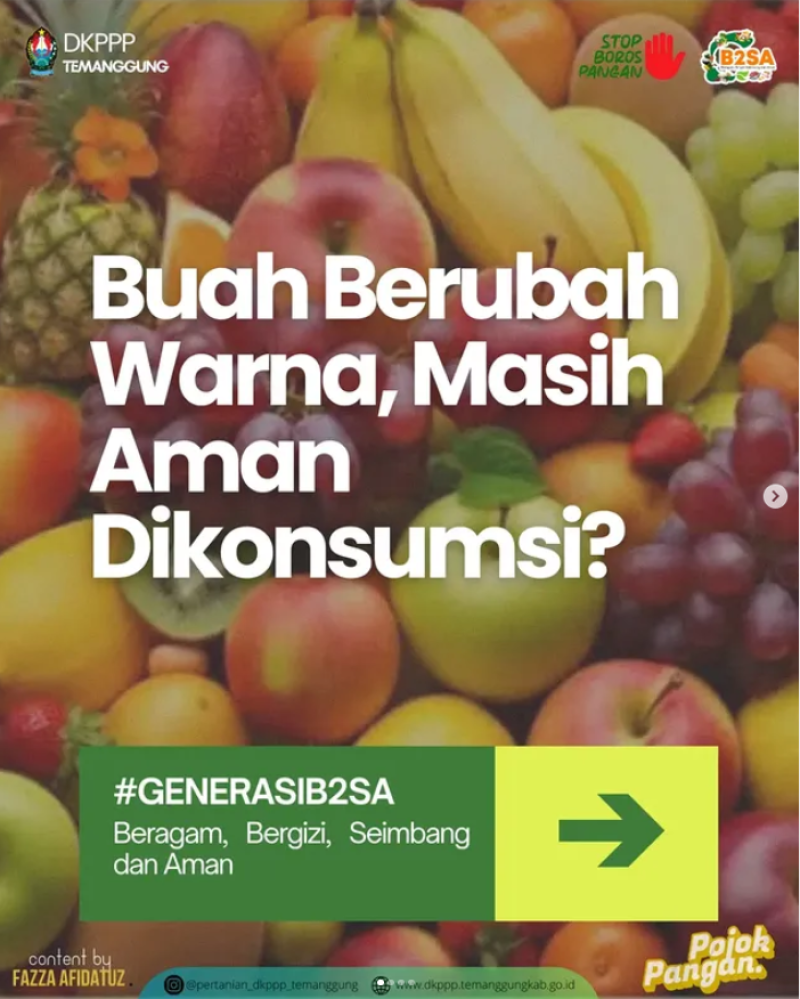 Buah Berubah Warna, Masih Aman Dikonsumsi?