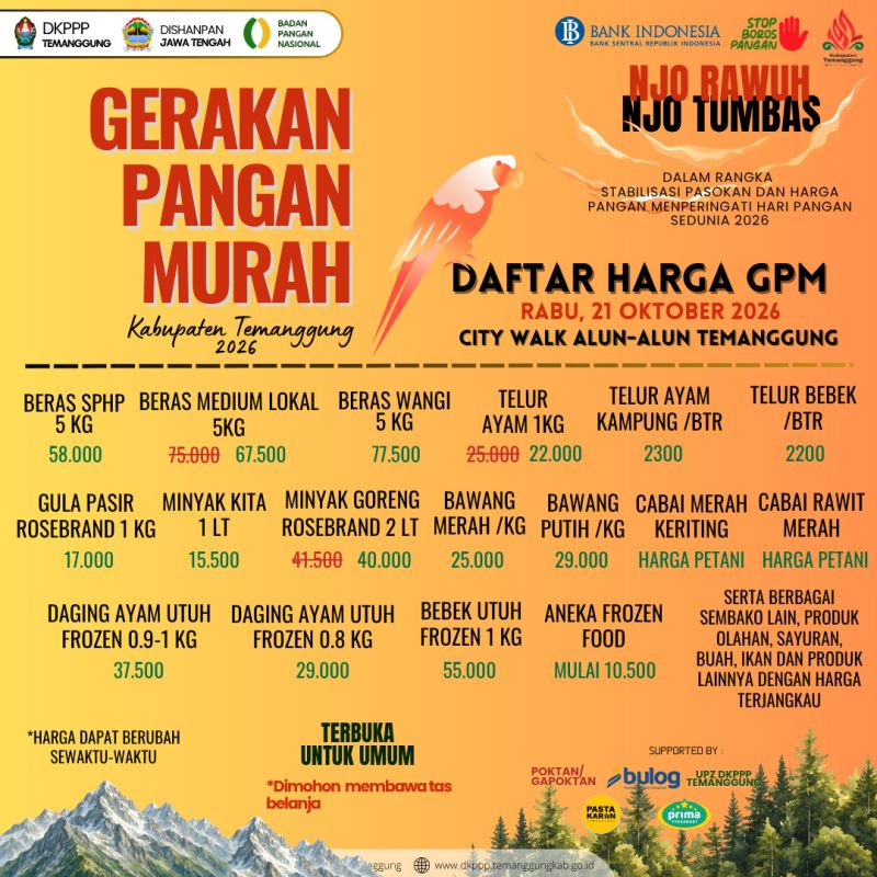???? DAFTAR HARGA RESMI GPM TEMANGGUNG - JAUH LEBIH MURAH! ???? NJO RAWUH, NJO TUMBAS!
